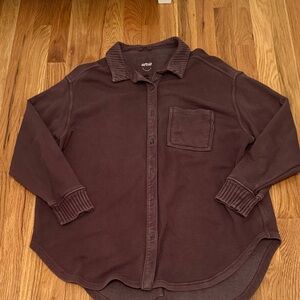 Aerie Women’s Brown Button Down Shirt
